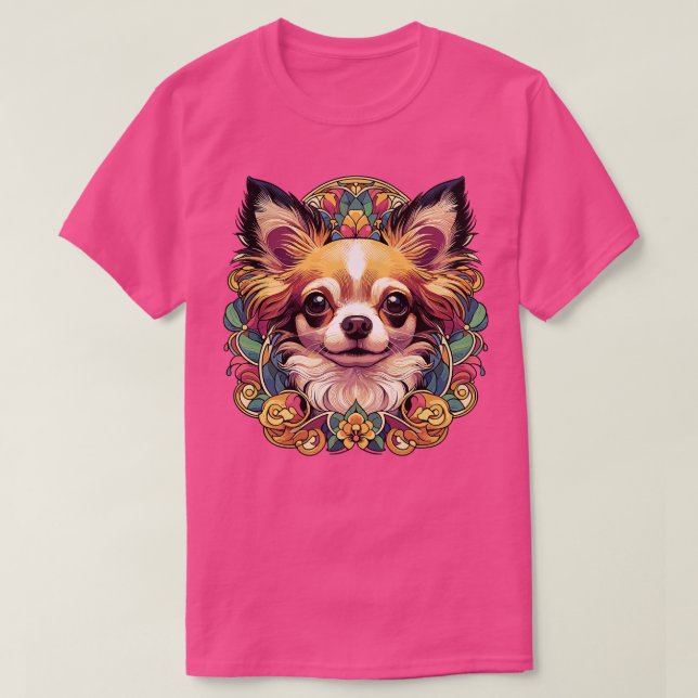 Camiseta Diseño de los amantes de los perros de arte del Ar (Diseño del anverso)
