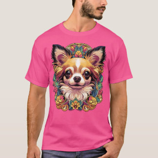 Camiseta Diseño de los amantes de los perros de arte del Ar