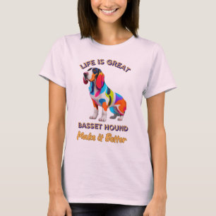 Camiseta Diseño de los amantes de los perros honrados de Ba