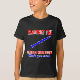 Camiseta Diseño de los amantes del Clarinet