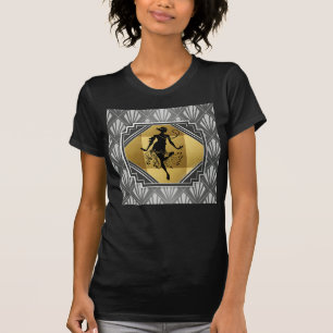 Camiseta Diseño de los años 20 de Gatsby del art déco