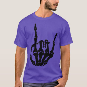 Camiseta Diseño de los dedos de los esqueletos 1