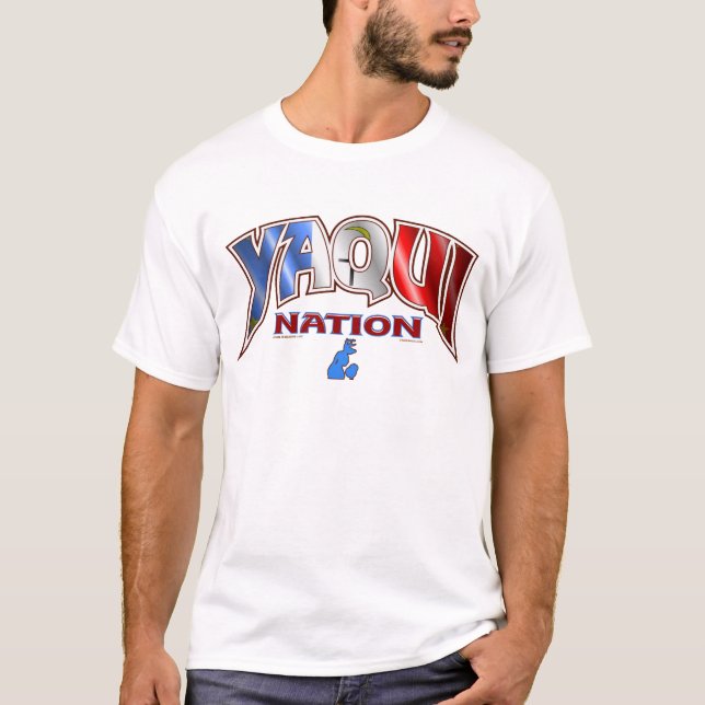 Camiseta Diseño de los deportes de la nación de Yaqui (Anverso)