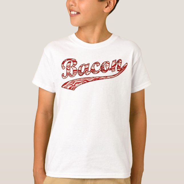 Camiseta Diseño de los deportes del tocino (Anverso)