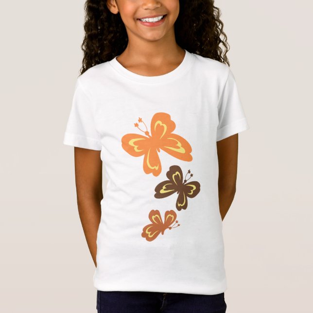 Camiseta Diseño de los niños del dibujo animado de la (Anverso)
