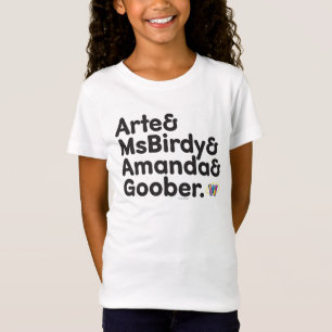 Camiseta Diseño de los nombres de Webkinz