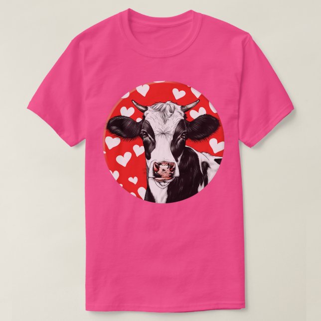 Camiseta Diseño de Lover de vaca (Diseño del anverso)