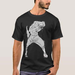 Camiseta Diseño de lucha de Legoshi