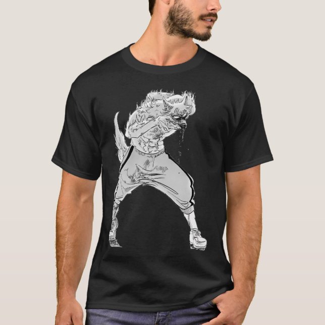 Camiseta Diseño de lucha de Legoshi (Anverso)