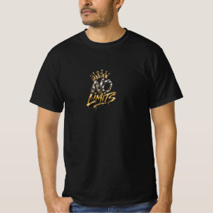 Camiseta Diseño de lujo Corona de Oro Sin Límites