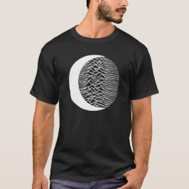 Camiseta diseño de luna postpunk