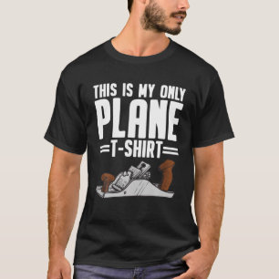 Camiseta Diseño de madera divertida para trabajadoras de ma