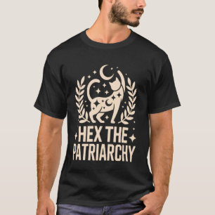 Camiseta Diseño de Magia de Gato Feminista Maldiciendo la P