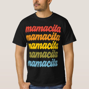 Camiseta Diseño de mamacitas retro coloridas