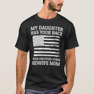 Camiseta Diseño de mamás de ropa para parteras de enfermera