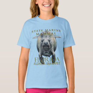 Camiseta Diseño de manatí de Florida mamífero marino