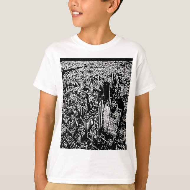 Camiseta Diseño de Manhattan (Anverso)