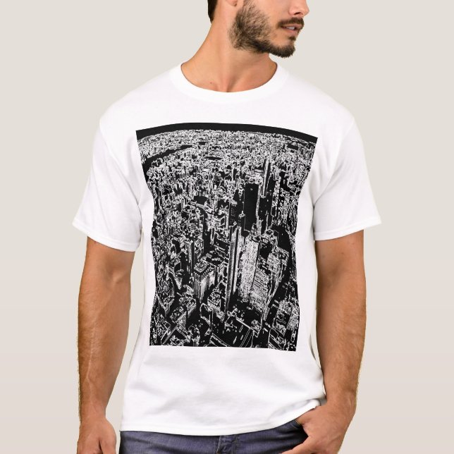 Camiseta Diseño de Manhattan (Anverso)