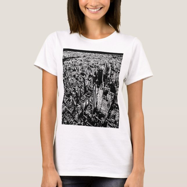 Camiseta Diseño de Manhattan (Anverso)