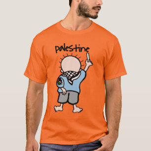 Camiseta Diseño de mano elegante para Palestina