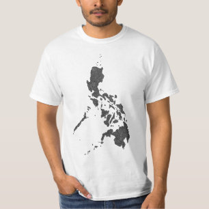 Camiseta Diseño de mapa de Filipinas