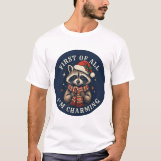 Camiseta Diseño de mapache