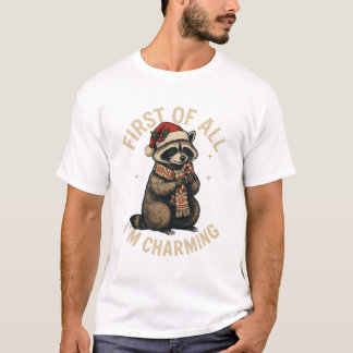 Camiseta Diseño de mapache