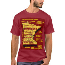 Diseño de mapas divertido de Wisconsin