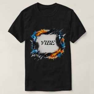 Camiseta Diseño de marco de energía editable – Texto person