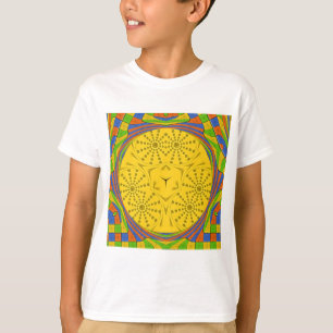 Camiseta Diseño de marco de verificación para la impresión