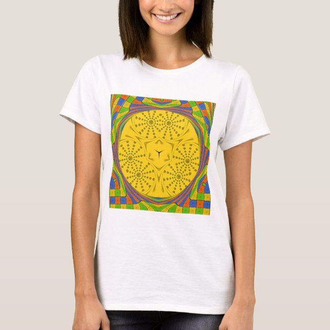 Camiseta Diseño de marco de verificación para la impresión  (Anverso)