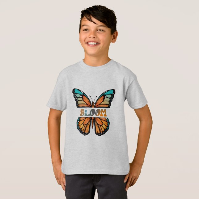 Camiseta Diseño de mariposa (Anverso completo)