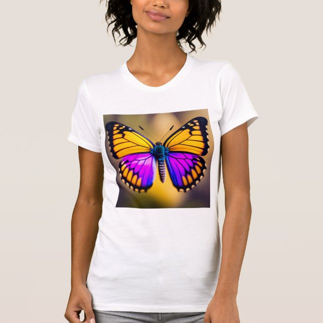 Camiseta Diseño de mariposa (Anverso)