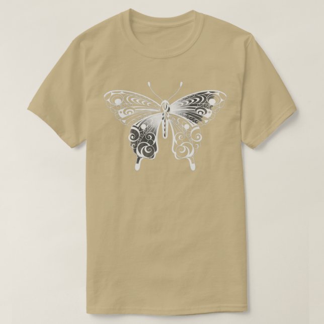 Camiseta Diseño de mariposa (Diseño del anverso)