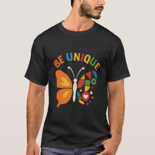Camiseta Diseño de Mariposa Colores Verdaderos