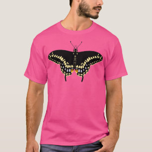 Camiseta Diseño de mariposa de cola negra 1