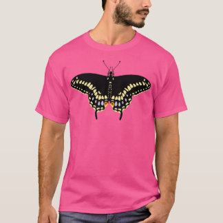 Camiseta Diseño de mariposa de cola negra 1