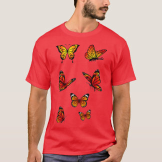 Camiseta Diseño de mariposa monarca