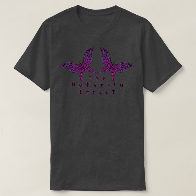 Camiseta Diseño De Mariposa Para Mujeres Efecto Mariposa (Diseño del anverso)