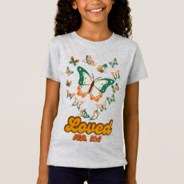 Camiseta Diseño de mariposa verde inspirado en Jeremiah 31: