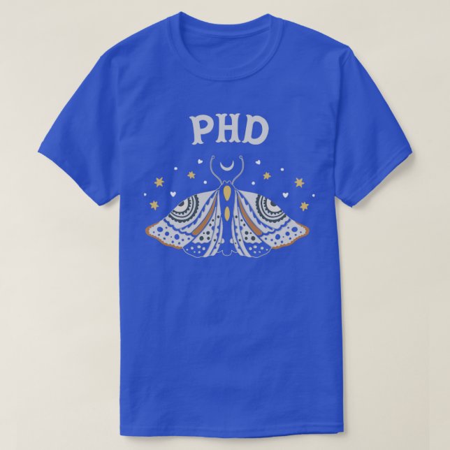 Camiseta Diseño de mariposas Phd boho (Diseño del anverso)