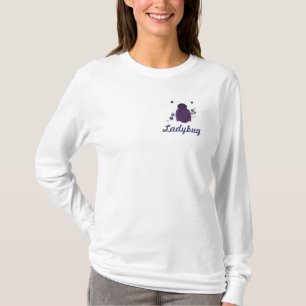 Camiseta Diseño de Mariquita Morada