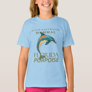 Camiseta Diseño de marsopa de mamífero marino de Florida