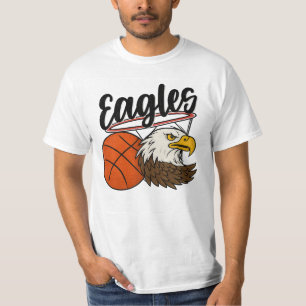 Camiseta Diseño de Mascota de Baloncesto Eagles - Atletismo