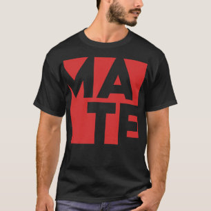 Camiseta Diseño de mate para las masas de alma