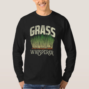 Camiseta Diseño De Maullaje De Cuidados De Césped Para Los 