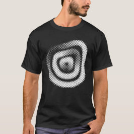 Camiseta diseño de medio tono de plasma