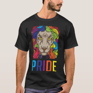 Camiseta Diseño de melena arcoíris Orgullo LGBTQ+ León
