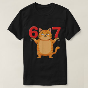 Camiseta Diseño de meme de gato lindo 67