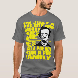 Camiseta Diseño de meme divertido de Edgar Allan Poe. Soy s